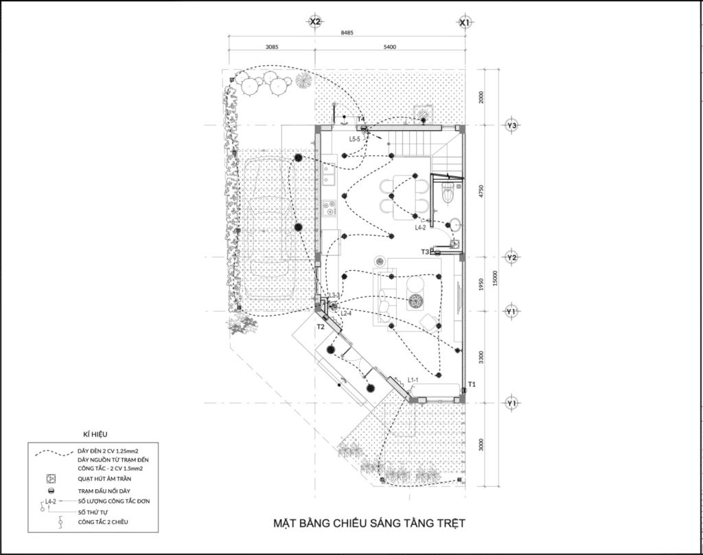 Bản vẽ mặt bằng bố trí điện nước MEP chi tiết giúp dễ dàng bảo trì sửa chữa sau này