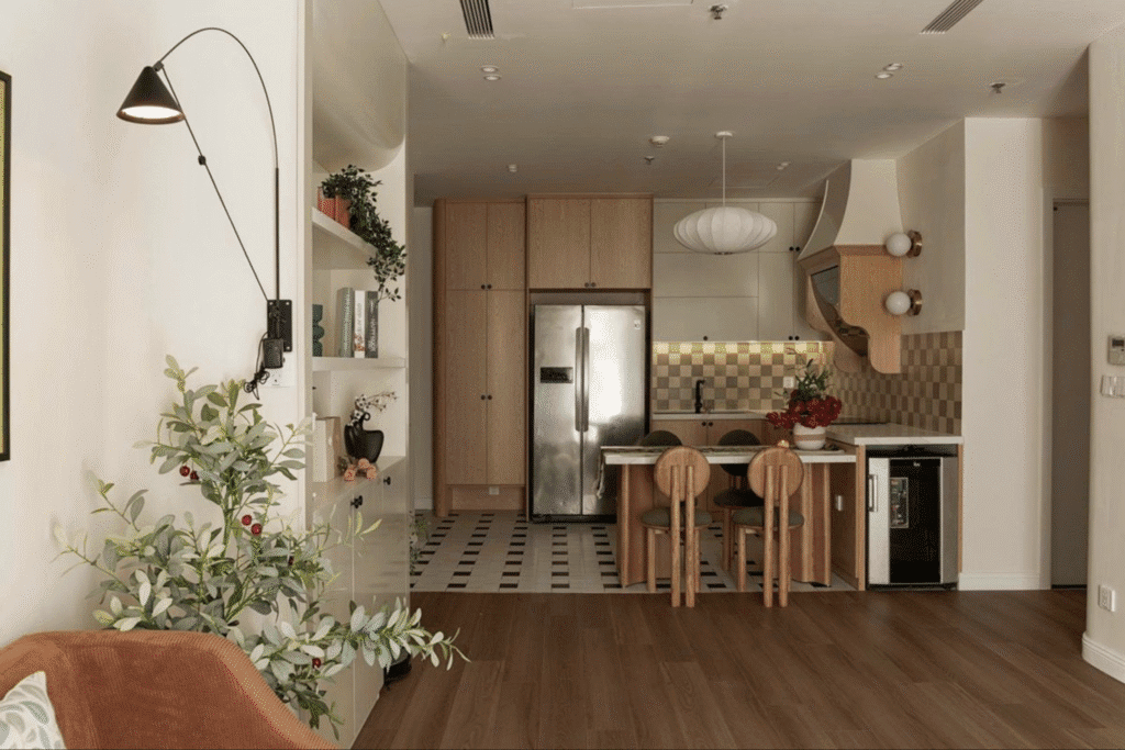 vật liệu, ánh sáng, tỷ lệ và cảm xúc