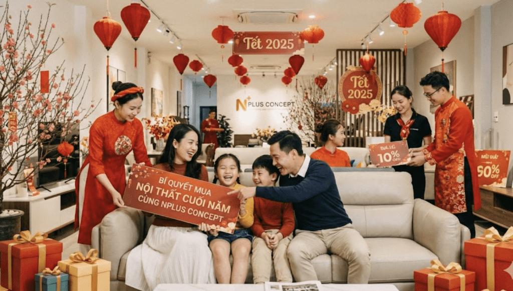 Bí quyết mua nội thất cuối năm đón Tết 2025 cùng Nplus Concept