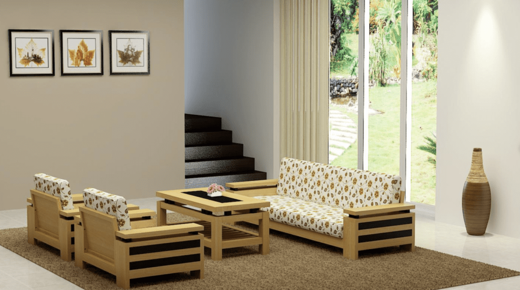 Đệm sofa gỗ