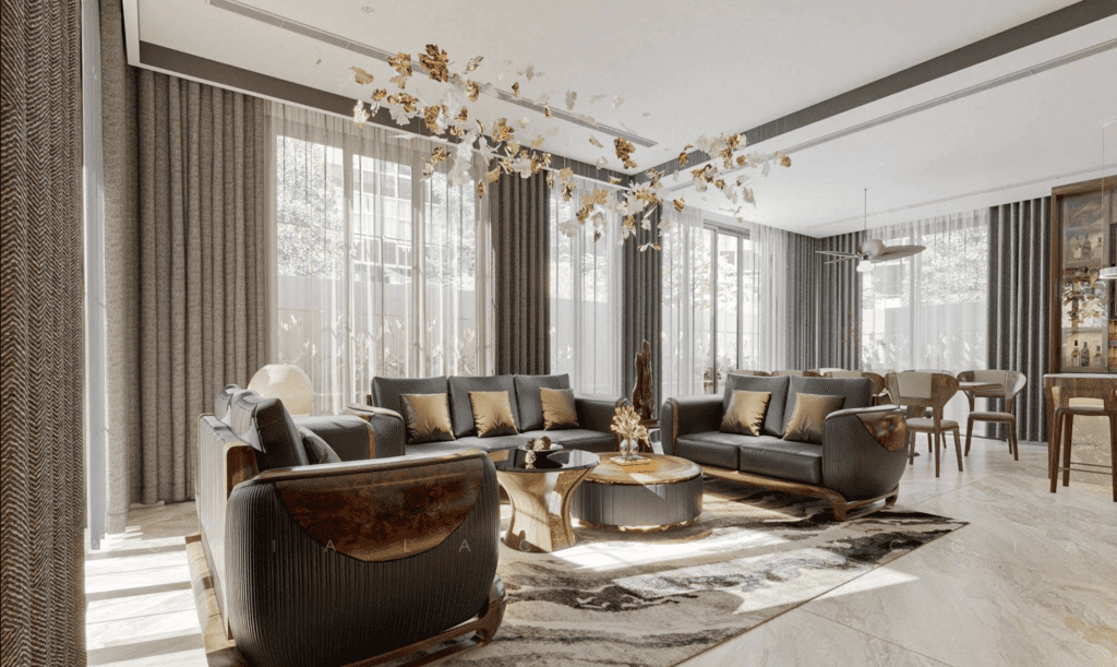 Nội thất tối giản nhưng sang trọng
