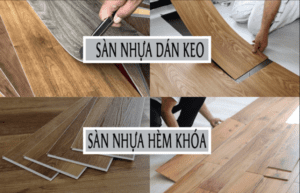 So sánh sàn gỗ hèm khoá và dán kéo