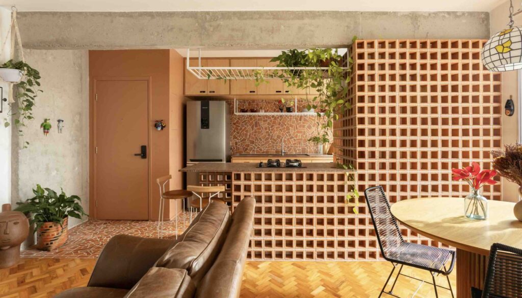 Cota760 Arquitetura mang đến cho căn hộ São Paulo đất nung