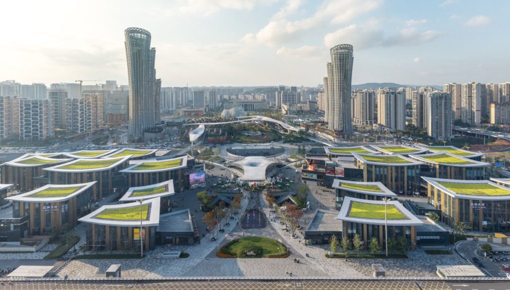 Pelli Clarke & Partners ra mắt khu đô thị lấy cảm hứng từ rừng tre tại Yibin