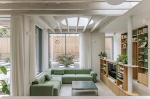 Talbot Road Phần mở rộng bao gồm một nhà bếp rộng rãi và một phòng sinh hoạt chung ấm cúng
