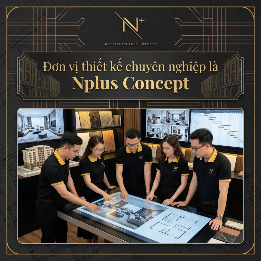 Lựa chọn đơn vị thiết kế chuyên nghiệp là Nplus Concept