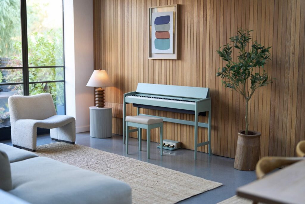 Những cây đàn piano được thiết kế để mang lại cảm giác nhẹ nhàng, thanh lịch.