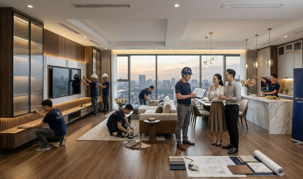 Tổng Thầu Nội Thất Uy Tín Tại Nplus Concept