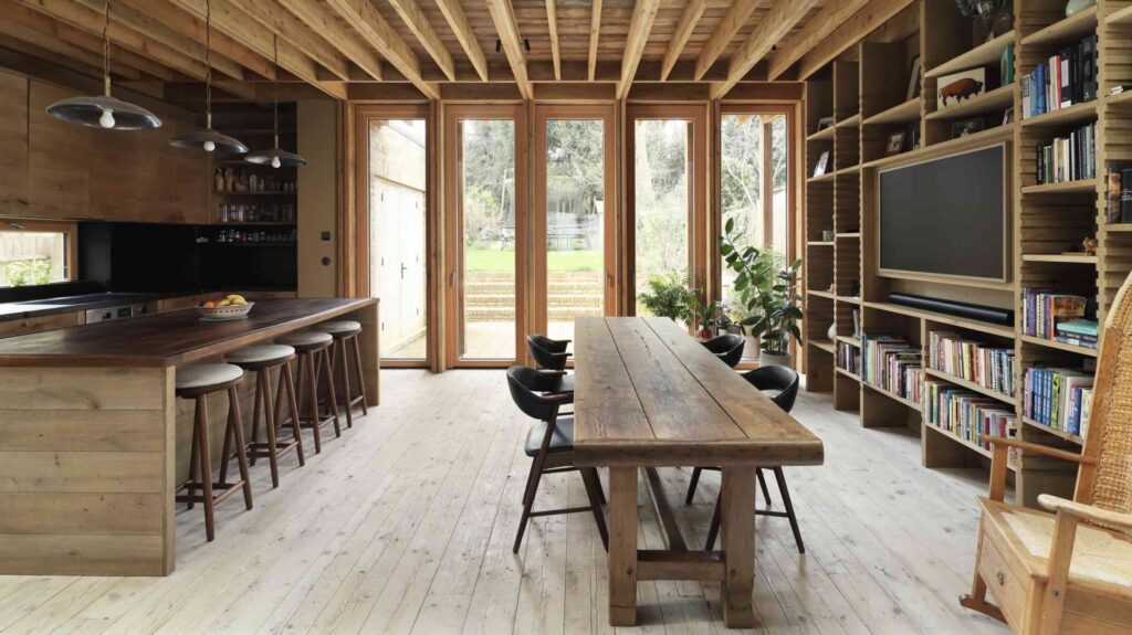 Công ty GS Architecture cải tạo lại ngôi nhà Hampstead Passive House với "phương pháp ưu tiên vật liệu xây dựng"