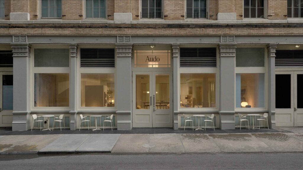 Thiết kế showroom đầu tiên của Audo US tại New York.