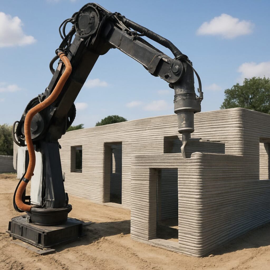 Xây nhà bằng máy in 3D