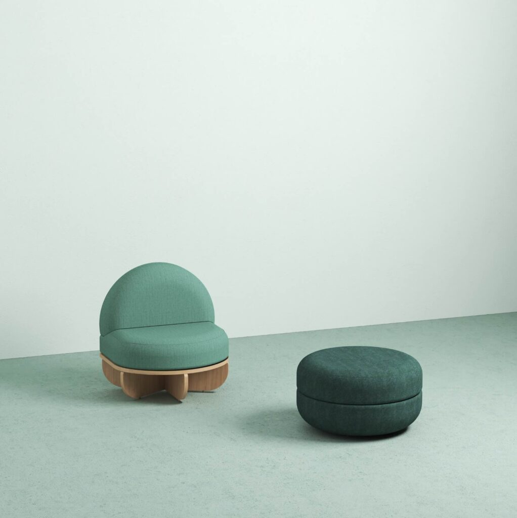 Sofa mô-đun Macaron của Bert Plantagie và Mecanoo