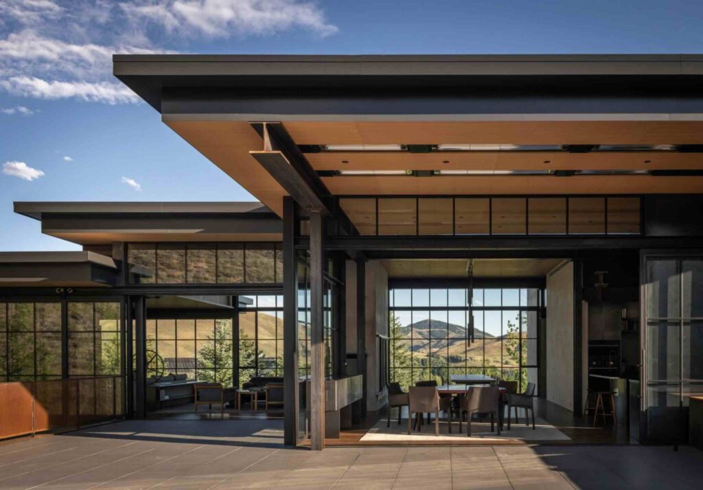 Olson Kundig đã hoàn thành một ngôi nhà ở Sun Valley