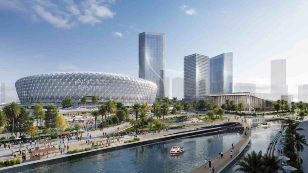 Populous đã công bố Sân vận động Rach Chiec