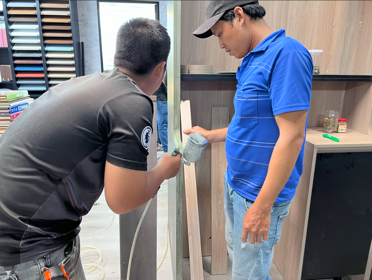 Hoạt động thi công diễn ra sôi nổi tại Nplus